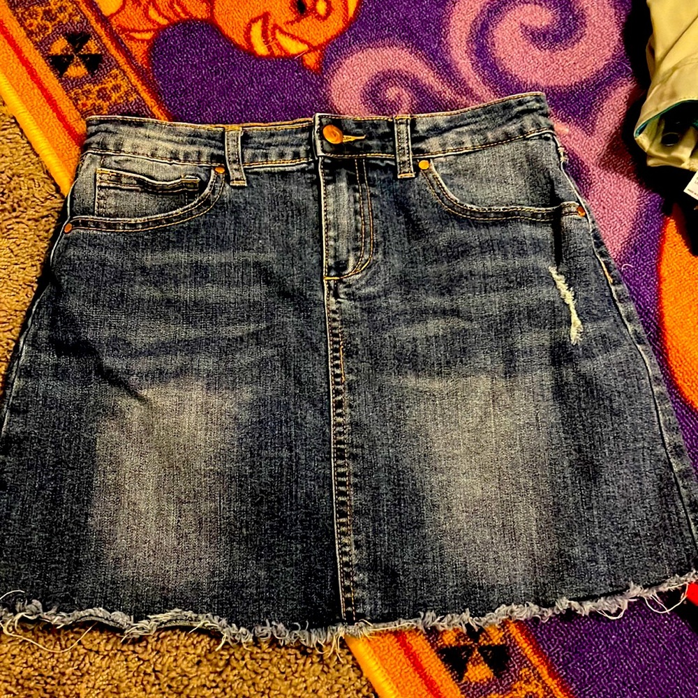Girls Jean skirt size 14